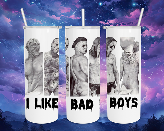 I like Bad boys tumbler *ADD TO CART TO SEE SALE PRICE*