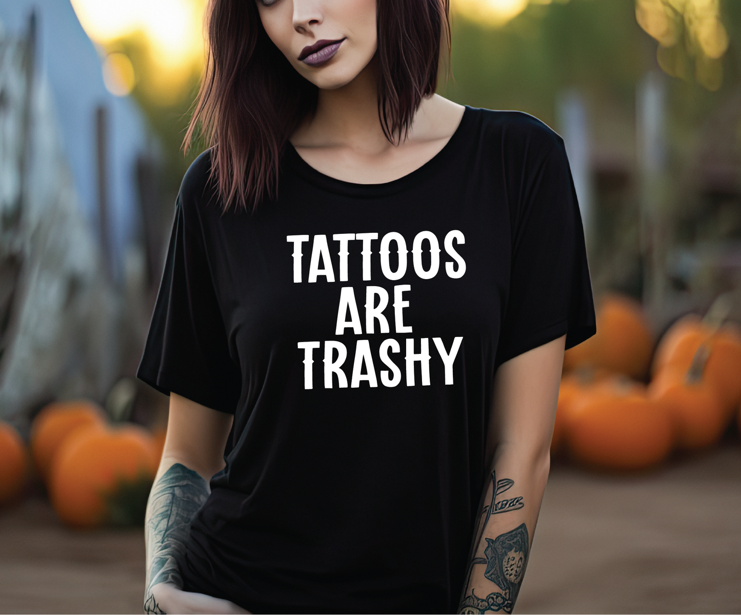 Tattoos are Trashy Statement Tee