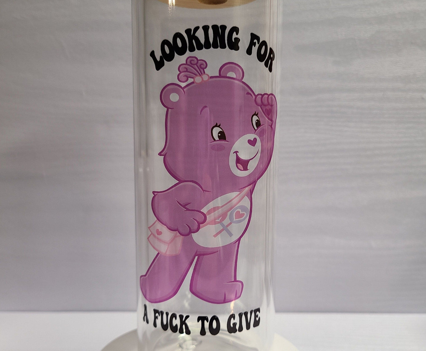 Looking Bear Glass Tumbler