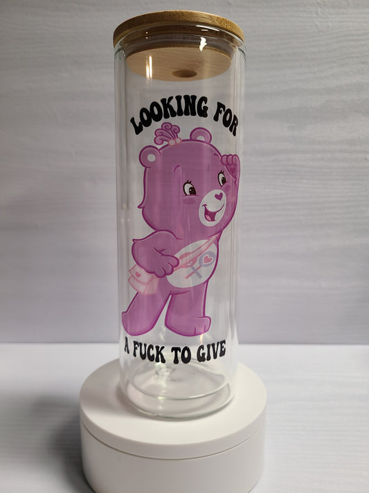 Looking Bear Glass Tumbler